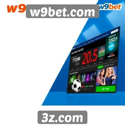 Acessibilidade e design do site W9bet.com para jogadores