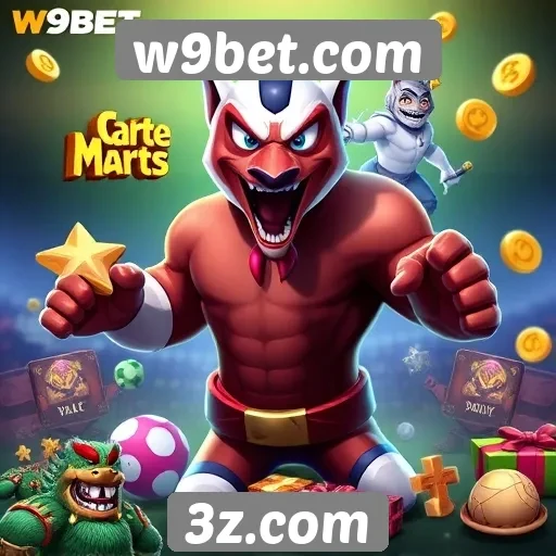 Variedade de jogos no catálogo da plataforma w9bet