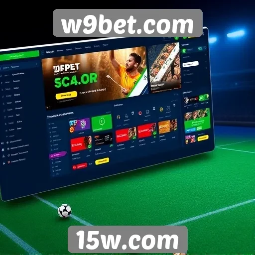 Exploração da interface do usuário do site w9bet.com